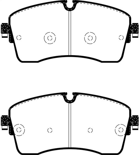 EBC 2018+ Jaguar E-Pace 2.0L Turbo (246) Greenstuff Front Brake Pads
