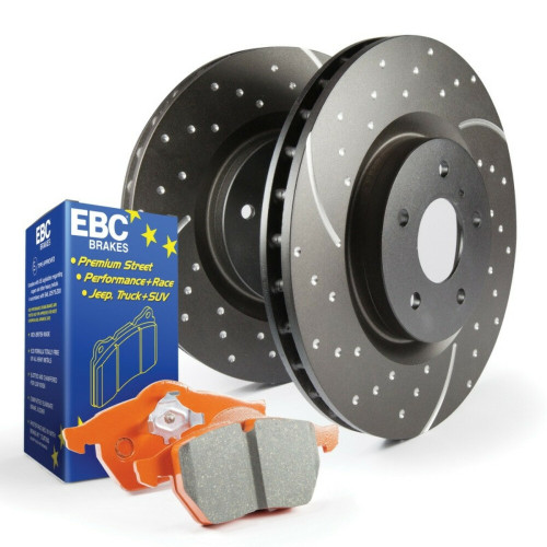 EBC S8 Kits Orangestuff Pads and GD Rotors S8KF1102