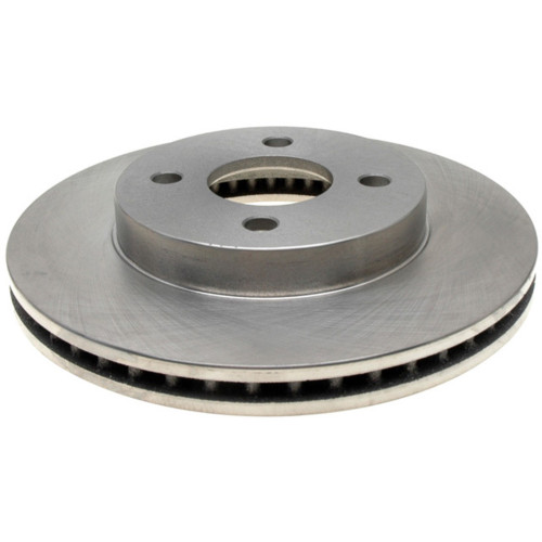 Raybestos R-Line Brake Rotor for 2003-2010 Saturn/Pontiac/Chevrolet (Ion, Pursuit, G5, Cobalt) 580137R - angled view