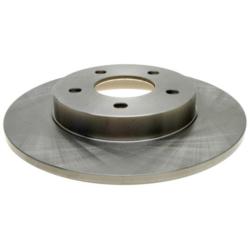 Raybestos R-Line Brake Rotor for 1992-2002 Cadillac/Oldsmobile/Buick (DeVille, Seville, Eldorado, Aurora) 56241R - angled view