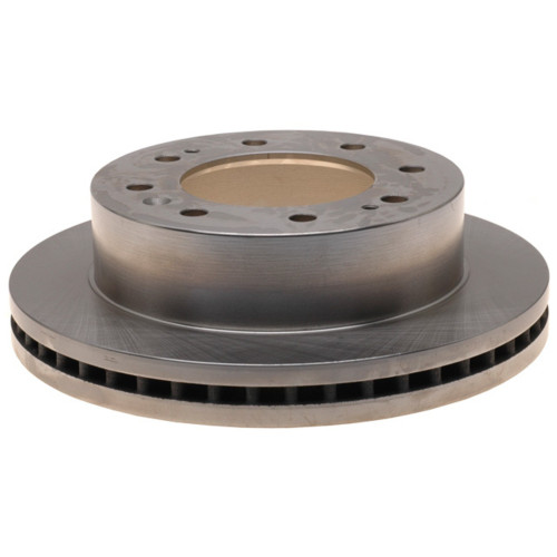 Raybestos R-Line Brake Rotor for 2011-2025 Chevrolet/GMC (Silverado 2500 HD, Silverado 3500 HD, Sierra 3500 HD, Sierra 2500 HD) 580875R - angled view