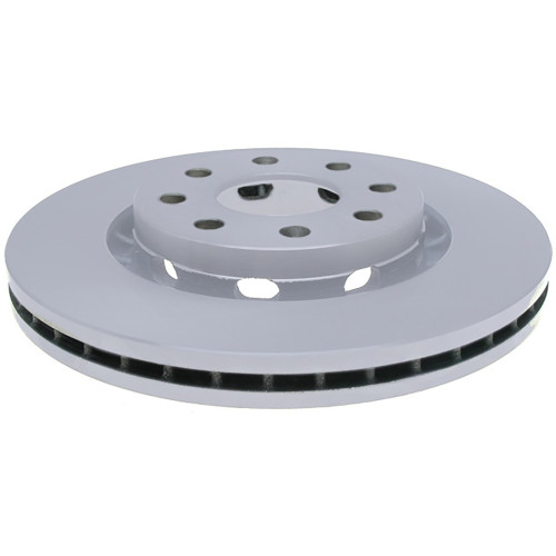 Raybestos Element3 Coated Brake Rotor for 2004-2018 Suzuki/Chevrolet/Pontiac (Swift+, Aveo, Wave, Aveo5) 580212FZN - angled view