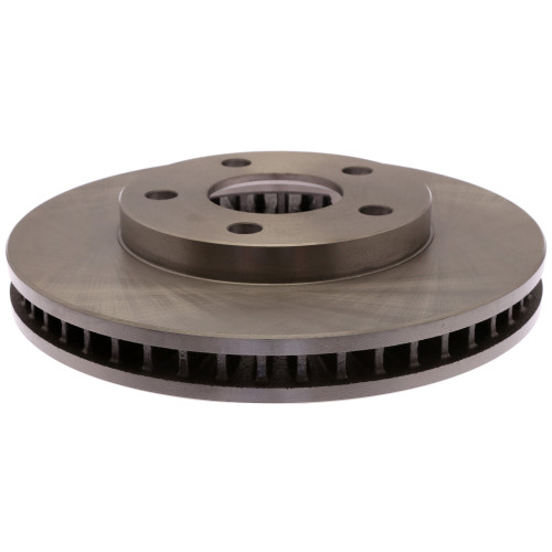 Raybestos R-Line Brake Rotor for 1997-2005 Pontiac/Oldsmobile/Chevrolet (Bonneville, Silhouette, Venture, Trans Sport) 56631R - angled view
