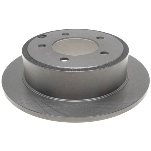 Raybestos R-Line Brake Rotor for 2007-2017 Mitsubishi/Dodge/Chrysler (Lancer, Caliber, Cirrus, Sebring) 780457R - angled view