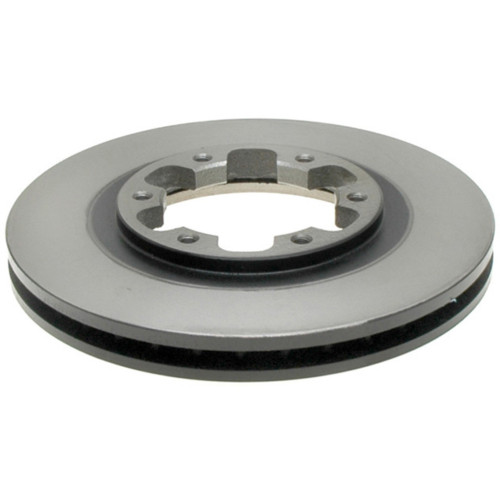 Raybestos R-Line Brake Rotor for 1996-2004 Nissan/INFINITI (Pathfinder, Xterra, Frontier, QX4) 96615R - angled view