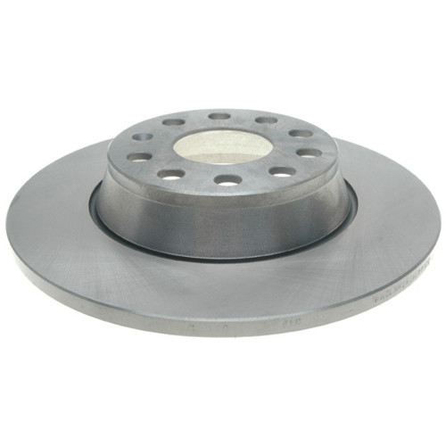 Raybestos R-Line Brake Rotor for 2005-2012 Volkswagen/Audi/Seat (Jetta, Passat, GTI, Eos) 980684R - angled view