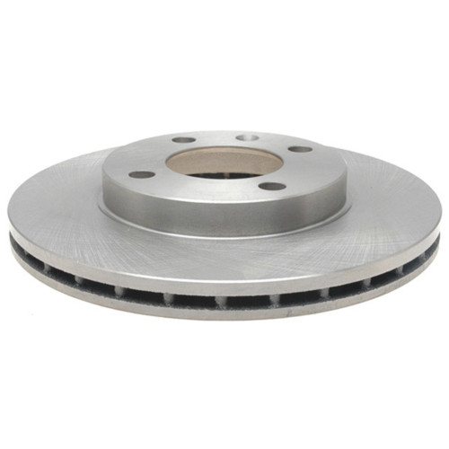 Raybestos R-Line Brake Rotor for 1982-2010 Volkswagen/Audi (Golf, Rabbit Convertible, Jetta, Cabriolet) 9900R - angled view