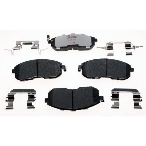 Raybestos Element3 Hybrid Brake Pad Set for 2002-2019 Nissan/Suzuki/INFINITI (Altima, Sentra, SX4, I35) EHT815AH - front view