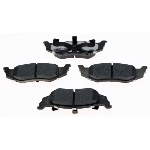 Raybestos Element3 Hybrid Brake Pad Set for 1995-2008 Dodge/Plymouth/Chrysler (Neon, Breeze, PT Cruiser, Sebring) EHT641 - front view