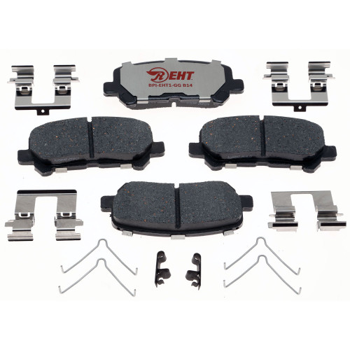Raybestos Element3 Hybrid Brake Pad Set for 2007-2017 Acura/Honda (MDX, Pilot, ZDX, Odyssey) EHT1281H - front view