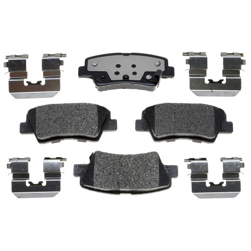 Raybestos Element3 Hybrid Brake Pad Set for 2011-2018 Kia/Hyundai (Optima, Sonata, Elantra, Accent) EHT1544H - front view