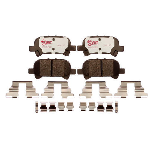 Raybestos Element3 Hybrid Brake Pad Set for 1999-2008 Toyota (Camry, Solara, Avalon) EHT828H - front view