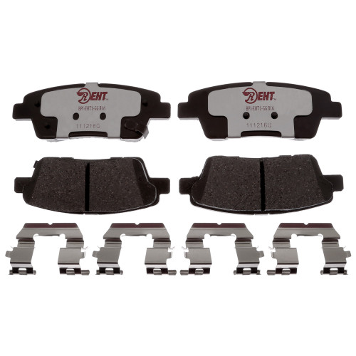 Raybestos Element3 Hybrid Brake Pad Set for 2010-2017 Hyundai/Kia/Genesis (Genesis, K900, G80) EHT1551H - front view