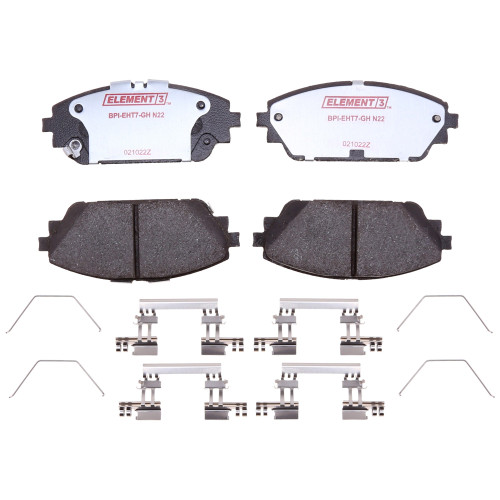 Raybestos Element3 Hybrid Brake Pad Set for 2019-2025 Mazda (3) EHT2218H - front view