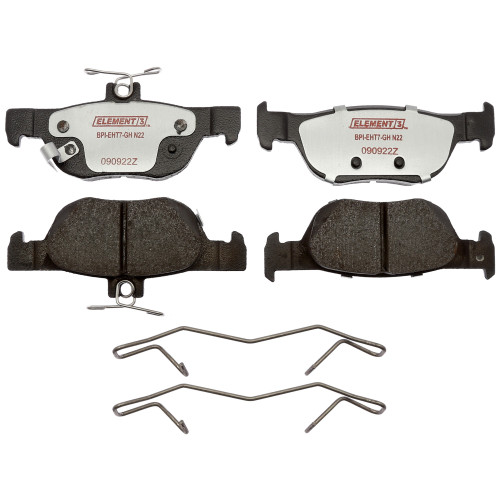 Raybestos Element3 Hybrid Brake Pad Set for 2019-2025 Mazda (3, CX-30, MX-30 EV) EHT2219H - front view