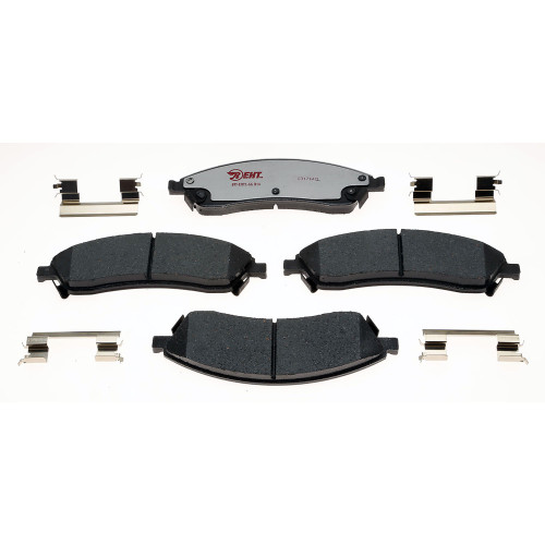 Raybestos Element3 Hybrid Brake Pad Set for 2004-2009 Cadillac/Pontiac (STS, Bonneville, SRX, CTS) EHT1019AH - front view