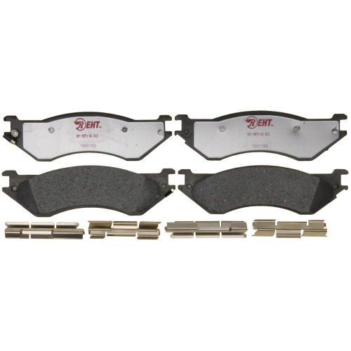 Raybestos Element3 Hybrid Brake Pad Set for 2001-2008 Dodge (Ram 1500, Ram 2500, Ram 3500) EHT702AH - front view