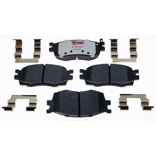Raybestos Element3 Hybrid Brake Pad Set for 2005-2011 Kia/Hyundai (Rio, Accent, Rio5) EHT1156H - front view