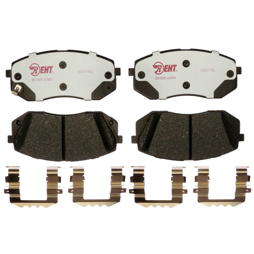 Raybestos Element3 Hybrid Brake Pad Set for 2016-2024 Kia/Hyundai (Optima, Sonata, Soul, Soul EV) EHT1855H - front view