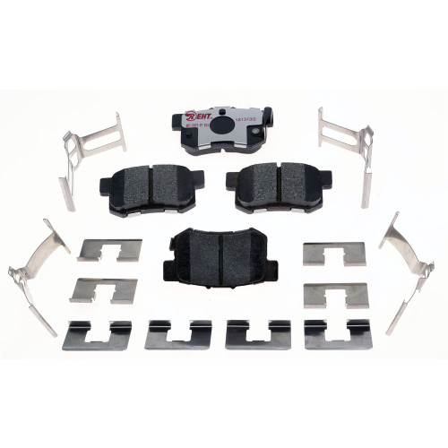 Raybestos Element3 Hybrid Brake Pad Set for 1990-2022 Honda/Acura/Suzuki (Civic, CL, TL, CR-Z) EHT537H - front view