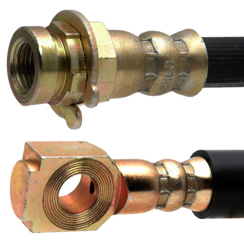 Raybestos Element3 Brake Hose for 1991-1993 Chevrolet/Pontiac/Buick (Lumina, Grand Prix, Regal, Cutlass Supreme) BH38907 - connector view