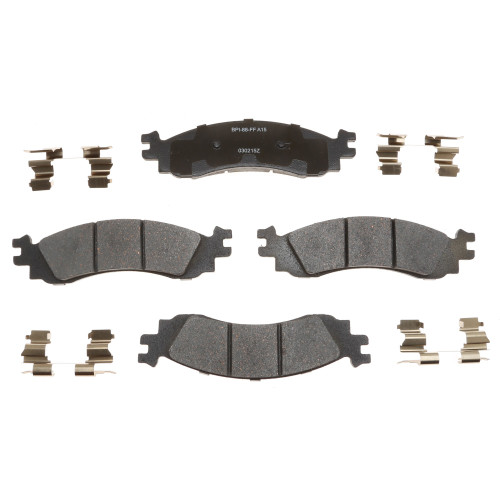 Raybestos R-Line Ceramic Brake Pad Set for 2006-2012 Ford/Mercury (Explorer, Explorer Sport Trac, Mountaineer, Taurus) MGD1158CH - front view