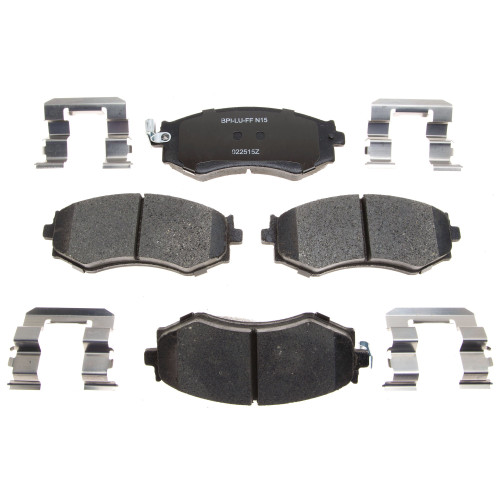 Raybestos R-Line Ceramic Brake Pad Set for 1989-2006 Nissan/INFINITI (Sentra, Stanza, Axxess, G20) MGD462CH - front view