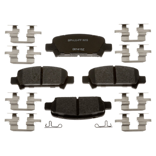 Raybestos R-Line Ceramic Brake Pad Set for 1998-2010 Subaru (Legacy, Forester, Impreza, Baja) MGD770CH - front view