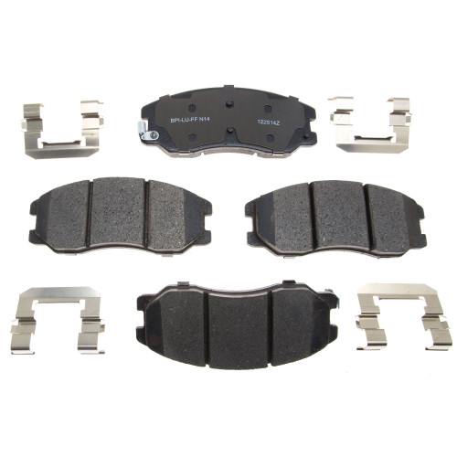 Raybestos R-Line Ceramic Brake Pad Set for 2007-2015 Pontiac/Chevrolet/Suzuki (Torrent, Equinox, XL-7, Vue) MGD1264CH - front view