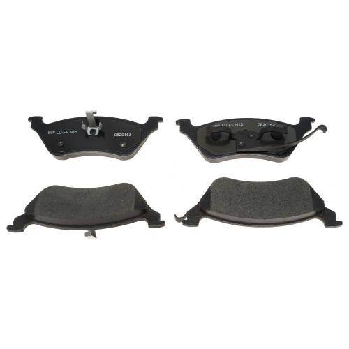 Raybestos R-Line Ceramic Brake Pad Set for 2001-2007 Chrysler/Dodge (Town &amp; Country, Grand Caravan, Caravan, Voyager) MGD858C - front view