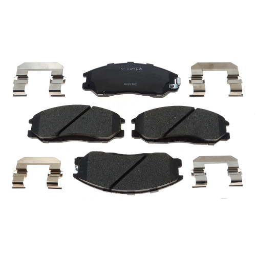 Raybestos R-Line Ceramic Brake Pad Set for 2001-2006 Kia/Hyundai (Amanti, Santa Fe, Sedona) MGD864ACH - front view