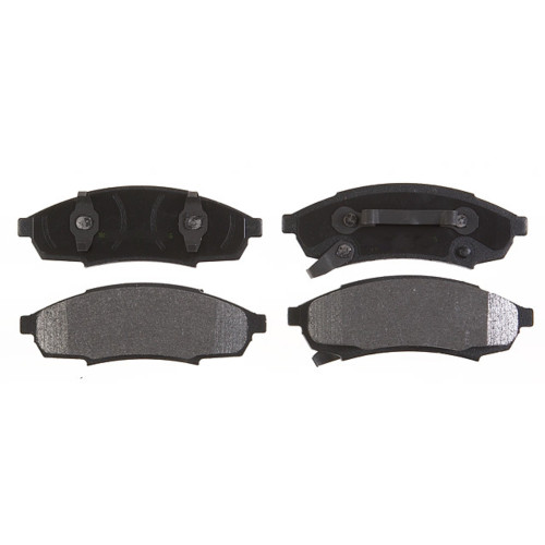 Raybestos Element3 Metallic Brake Pad Set for 1988-2001 Oldsmobile/Buick/Pontiac (Cutlass Supreme, Regal, Grand Prix, Monte Carlo) PGD376M - front view