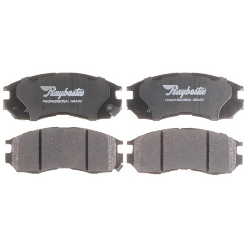 Raybestos Element3 Ceramic Brake Pad Set for 1989-2005 Plymouth/Mitsubishi/Dodge (Colt, Expo LRV, Eclipse, Galant) PGD484C - front view