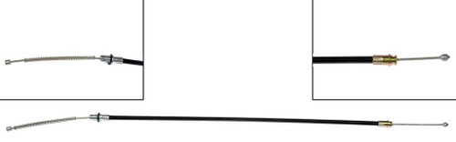 Parking Brake Cable C92704 - Direct Fit - front view