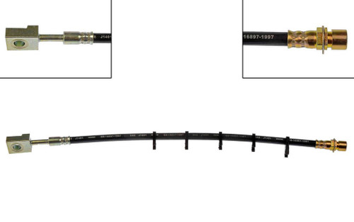 Brake Hydraulic Hose H620375 - front view