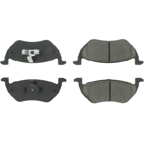 C-Tek Semi-Metallic Brake Pads with Shims for 2005-2008 Ford/Mazda/Mercury (Escape, Tribute, Mariner) 102.10550