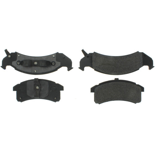 Posi Quiet Semi-Metallic Brake Pads with Hardware for 1991-1993 Buick/Cadillac/Chevrolet (LeSabre, Park Avenue, Riviera, Allante) 104.05050