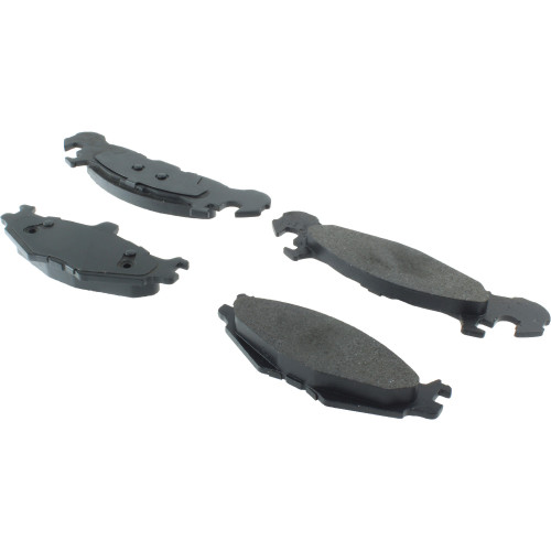 Posi Quiet Semi-Metallic Brake Pads with Hardware for 1984-1990 Chrysler/Dodge/Plymouth (Laser, LeBaron, New Yorker, Town &amp; Country)