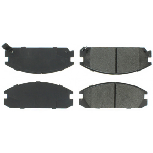 Posi Quiet Semi-Metallic Brake Pads with Hardware for 1985-1989 Acura/Honda (Integra, Accord, Prelude) 104.03340