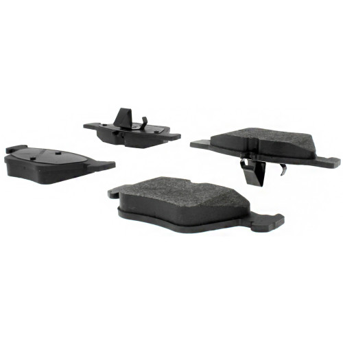 Posi Quiet Semi-Metallic Brake Pads with Hardware for 1996-2010 Mercedes-Benz/Chrysler (CLK320, CLK430, E300, E320) 104.07400