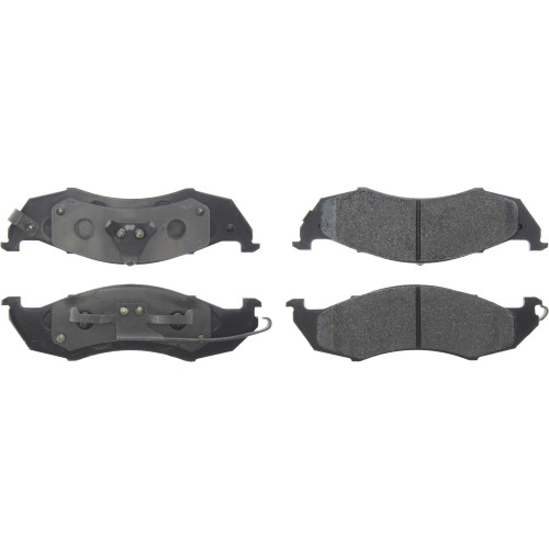 Posi Quiet Semi-Metallic Brake Pads with Hardware for 1993-2002 Mercury/Nissan (Villager, Quest) 104.05760