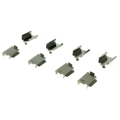 Posi Quiet Semi-Metallic Brake Pads with Hardware for 2001-2008 Chrysler/Dodge/Jeep (Town &amp; Country, Voyager, Caravan, Grand Caravan)