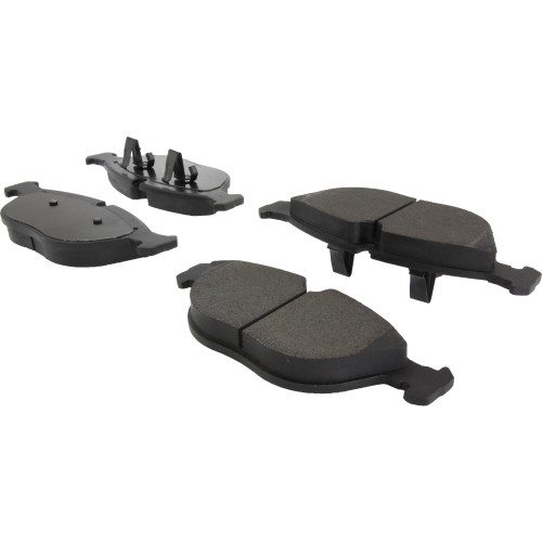 Posi Quiet Semi-Metallic Brake Pads with Hardware for 1995-2006 BMW/Mercedes-Benz/Bentley (750iL, Z8, C43 AMG, CLK55 AMG) 104.06820
