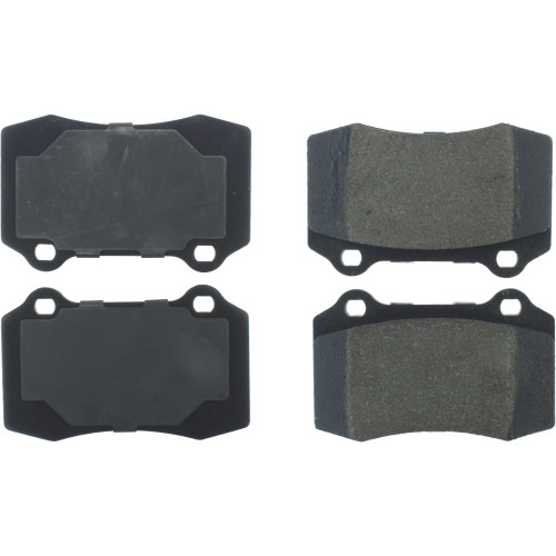 Posi Quiet Semi-Metallic Brake Pads for 1997-2007 Jaguar/Aston/Lotus (S-Type, Vanden Plas, XJR, XKR) 104.05921