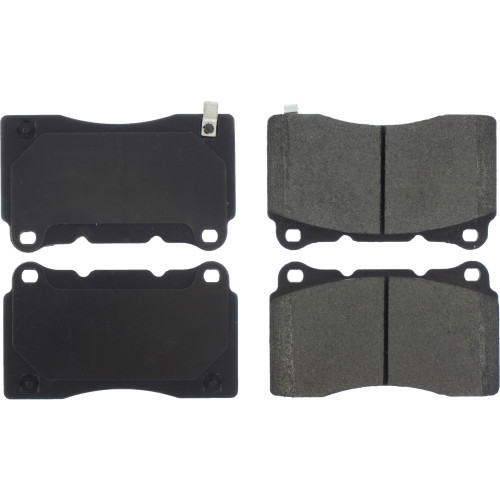 Posi Quiet Semi-Metallic Brake Pads with Hardware for 2014-2017 SRT/Dodge (Viper) 104.10500