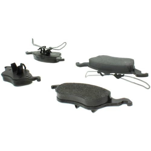 Posi Quiet Semi-Metallic Brake Pads with Hardware for 2000-2004 Ford (Focus) 104.08160