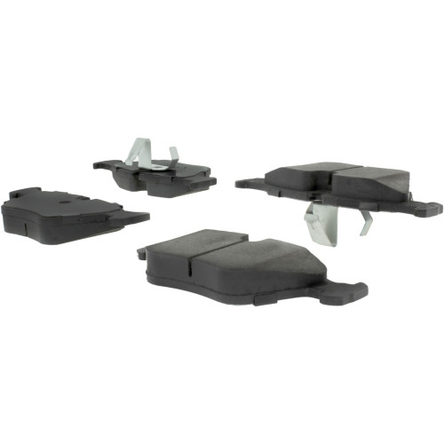 Posi Quiet Semi-Metallic Brake Pads with Hardware for 1996-2010 BMW (525i, 528i, 330i) 104.07250