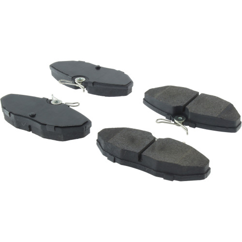 Posi Quiet Semi-Metallic Brake Pads with Hardware for 2003-2005 Jaguar (S-Type, Vanden Plas, XJ8) 104.09440