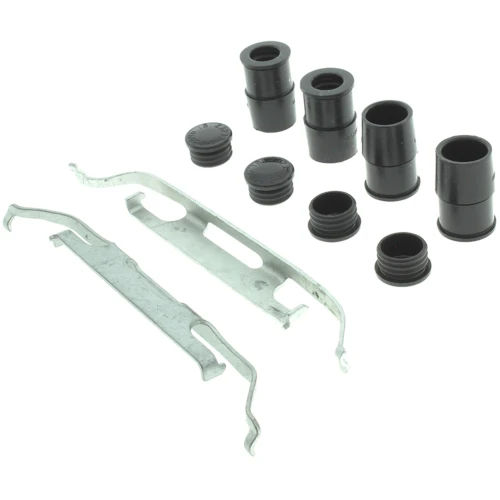 Posi Quiet Semi-Metallic Brake Pads with Hardware for 2008-2012 Mercedes-Benz (GL320, GL450, GL550, GL350) 104.12720