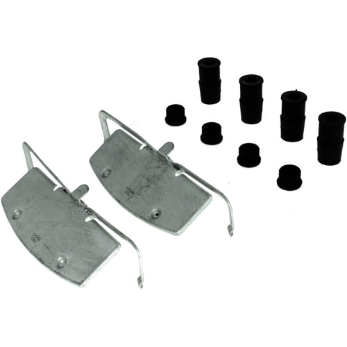 Posi Quiet Semi-Metallic Brake Pads with Hardware for 2007-2014 Mercedes-Benz (ML63 AMG, R63 AMG, S65 AMG, CL63 AMG) 104.12900